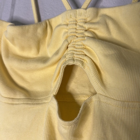Open Edit Strappy Yellow Bodysuit Medium - Picture 5 of 8